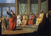 Giovanni Ricco Sermon of the Hl. paulus painting